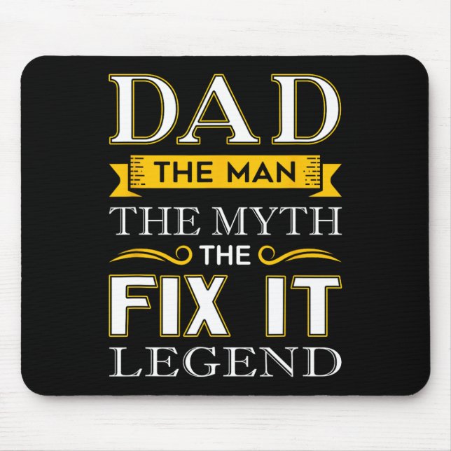 Fix It Dad Gifts Fathers Day Handy Man  Mouse Pad (Front)