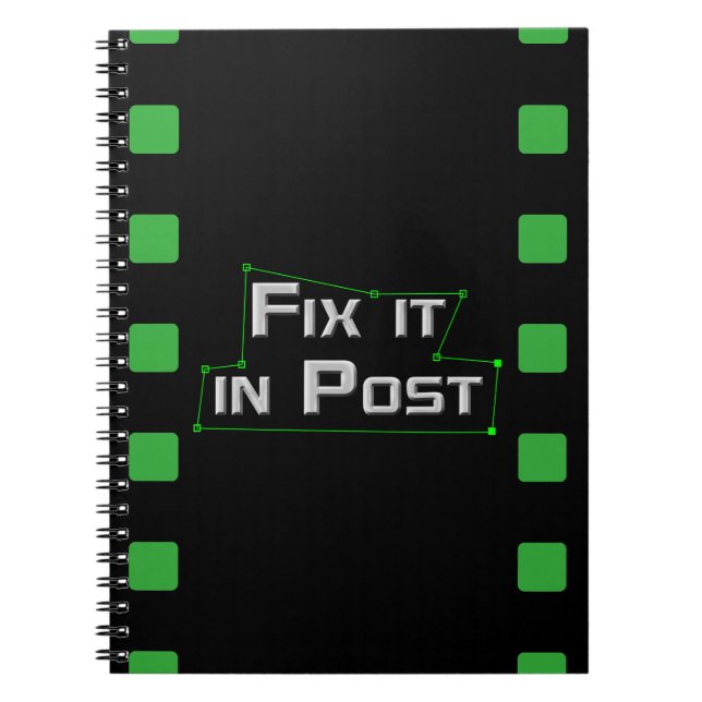 "Fix it in Post" VFX Notebook (Front)