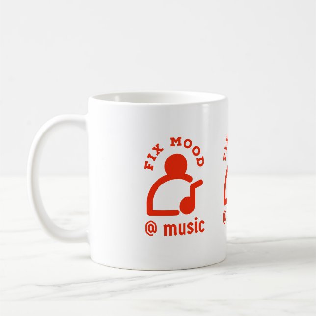 Fix Mood @By Music Coffee Mug (Left)