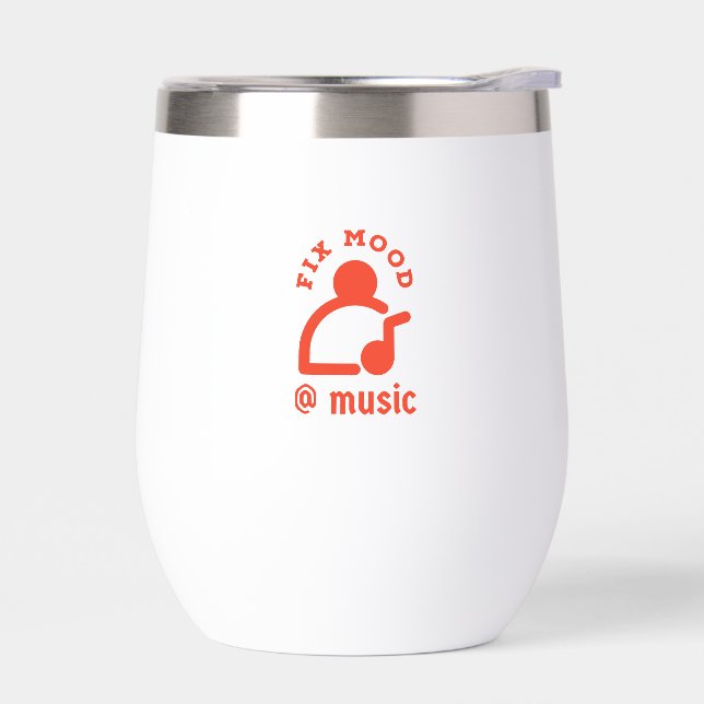 Fix Mood @By Music Water Bottle (Left)