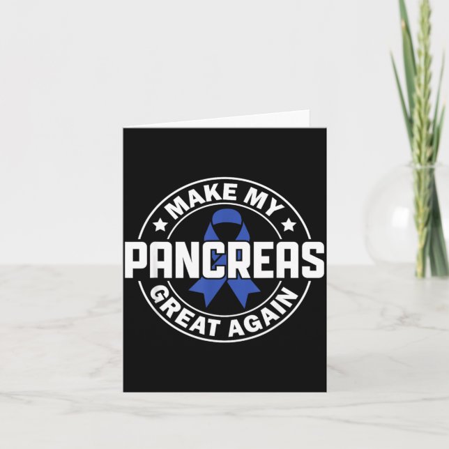 Fix Pancreas - Diabetes Awareness Diabetic Design Card (Front)