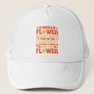Fix the Environment, Not the Flower Trucker Hat