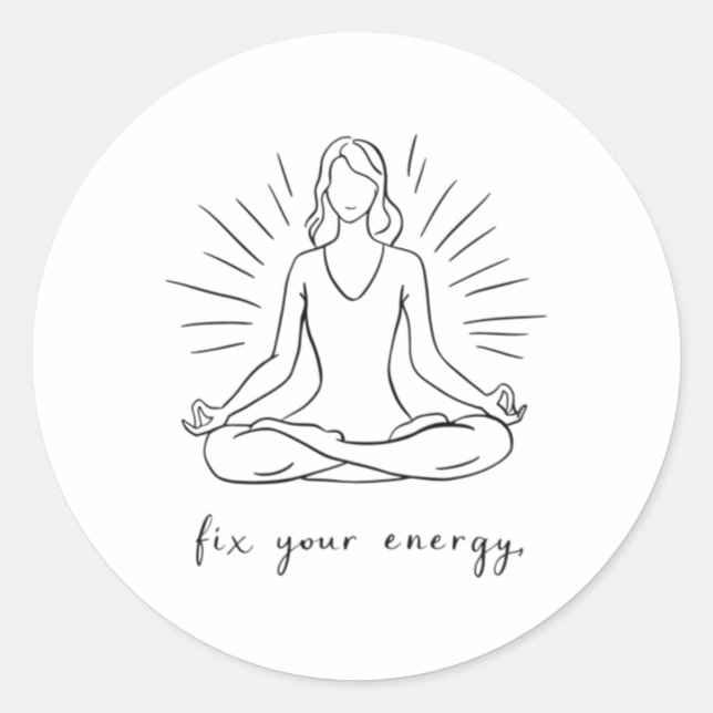 Fix You Energy Sticker  (Front)