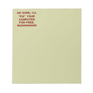 Fix Your Computer For Free? Notepad