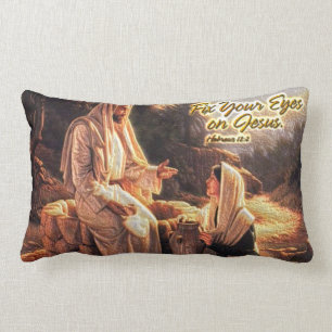 Fix Your Eyes on Jesus 1 Pillow