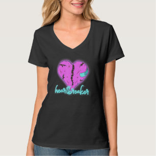 Fixed Broken Heart Bandaged Heartbreaker Vaporwave T-Shirt