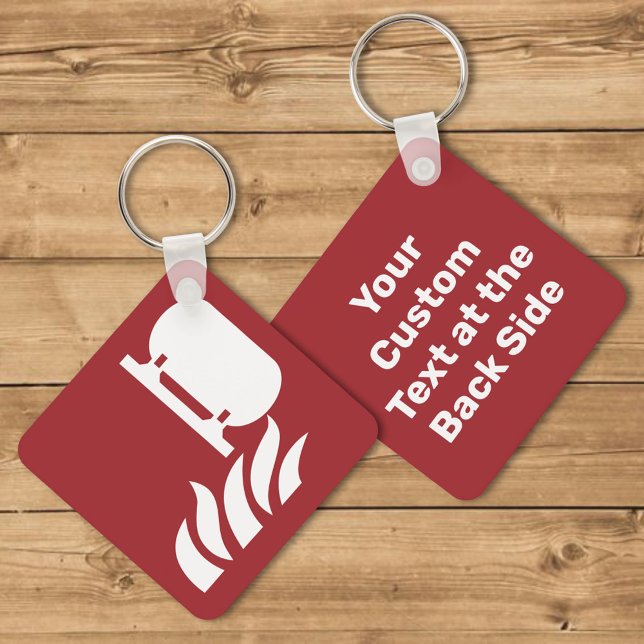 Fixed Fire Extinguisher Installation Safety Sign Key Ring (Creator Uploaded)