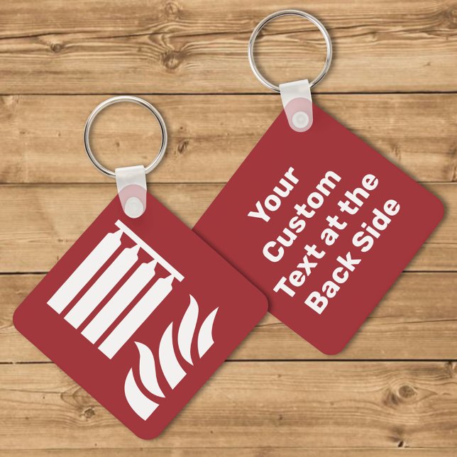 Fixed Fire Extinguishing Battery Safety Sign Key Ring (Creator Uploaded)