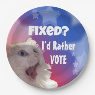 Fixed? I’d Rather Vote Paper Plate