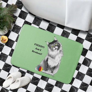 Fixed Kitty Bath Mat
