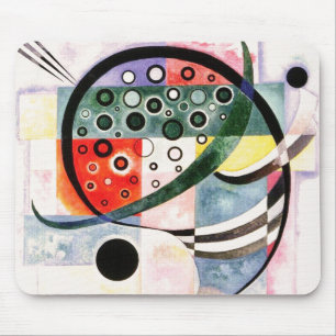 Fixed - Vintage Colourful Abstraction by Kandinsky Mouse Pad