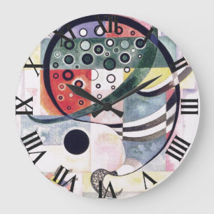 Fixed -  Wassily Kandinsky Modern Art  Large Clock