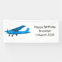 Fixed-wing aircraft cartoon illustration