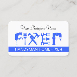 Fixer Handyman Odd Jobs Repair Business Card