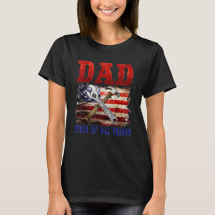 Fixer Of All Things Handyman Mechanic Dad USA Fla T-Shirt