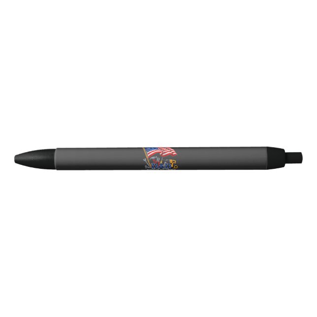 Fixer Of All Things Mechanic Dad Black Ink Pen (Front)