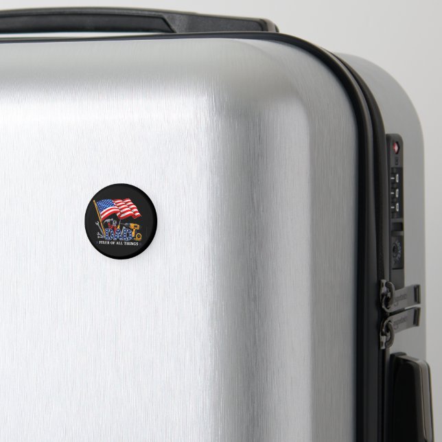 Fixer Of All Things Mechanic Dad Magnet (In Situ (Luggage))