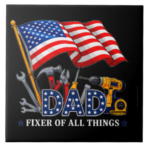 Fixer Of All Things Mechanic Dad Tile