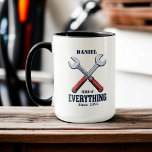 Fixer of Everything Since | Custom Father's Day Mug<br><div class="desc">A perfect tribute to the household hero! This custom Father's Day Mug lets you add the year your dad became a legend — the go-to guy for fixing everything—a heartfelt and humourous gift for any handyman dad.</div>