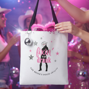 Fixin' The Posse Disco Bachelorette ID925 Tote Bag