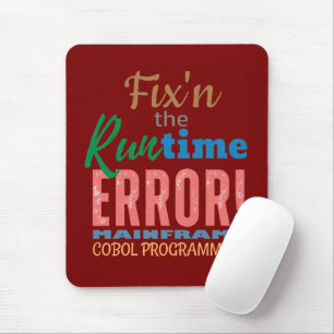 Fixing Mainframe Cobol Runtime Error Mouse Pad