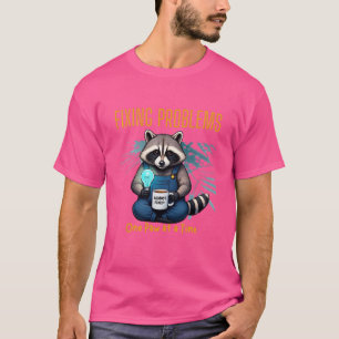 Fixing Problems One Paw at a Time – Cute Raccoon M T-Shirt