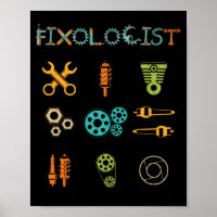 Fixologist Vintage Handyman Gift Mechanical Tool