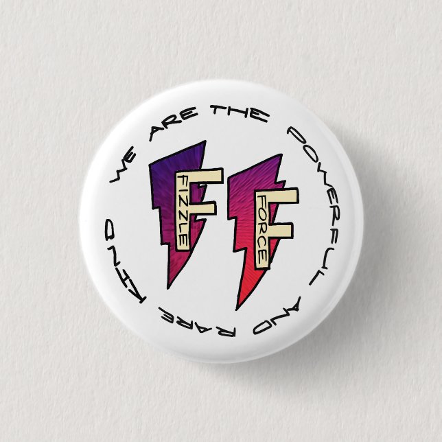 Fizzle Force Logo 3 Cm Round Badge (Front)