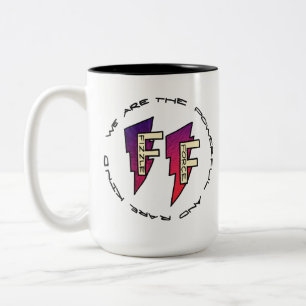 Fizzle Force Logo Two-Tone Coffee Mug