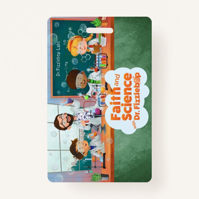 Fizzlebop Labs Badge ID Badge (Back)