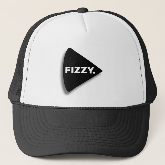 "Fizzy Hat: A Sparkling Adventure" Trucker Hat (Front)