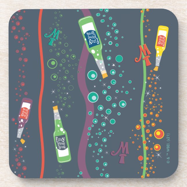 Fizzy Lifting Drink Pattern Coaster (Front)