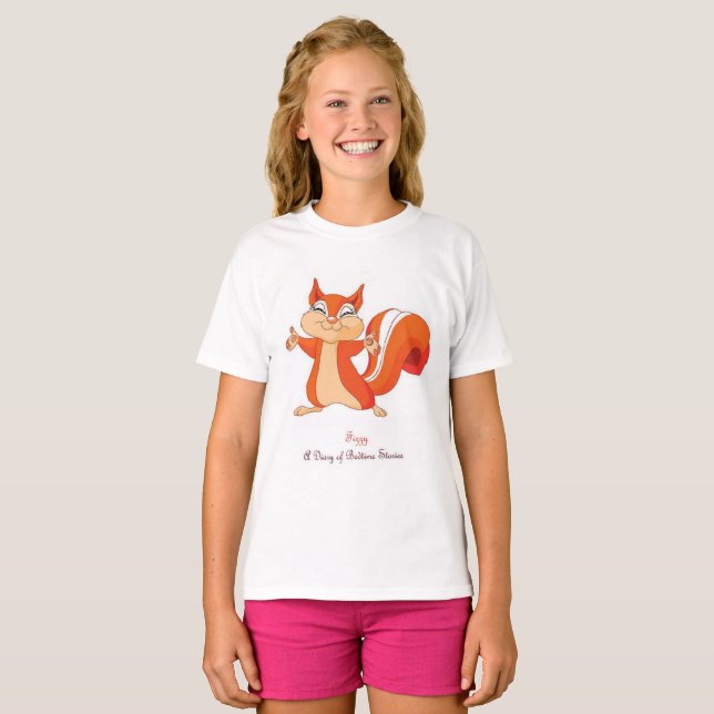 Fizzy the Playful Squirrel T-Shirt (Front Full)