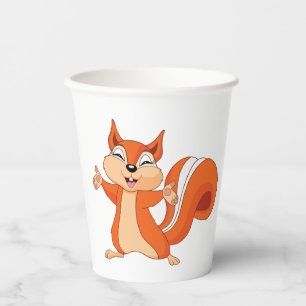 Fizzy the Squirrel Paper Cup