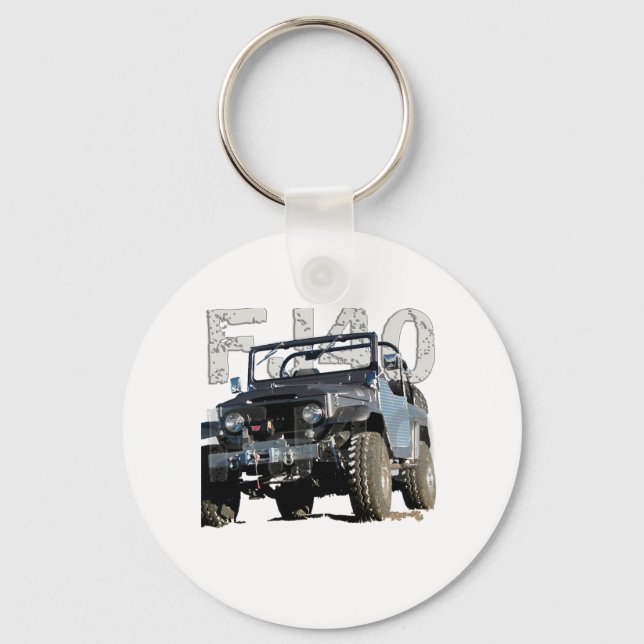 FJ40 Landcruiser Apparel Key Ring (Front)