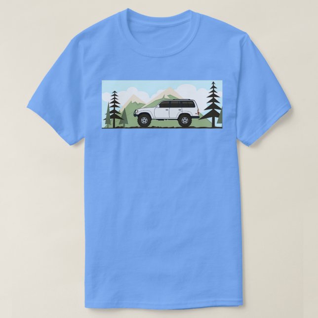 fj80 Land Cruiser retro T-Shirt (Design Front)