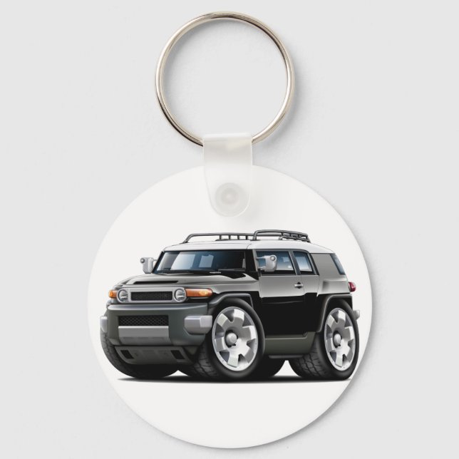 Fj Cruiser Black Car Key Ring (Front)