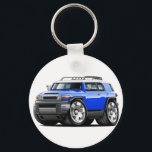 Fj Cruiser Blue Car Key Ring<br><div class="desc">Keychain Template</div>