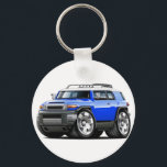 Fj Cruiser Blue Car Key Ring<br><div class="desc">Keychain Template</div>