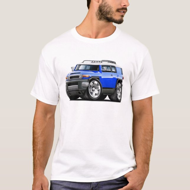 Fj Cruiser Blue Car T-Shirt (Front)