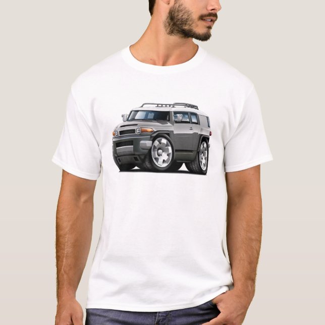 Fj Cruiser Grey Car T-Shirt (Front)
