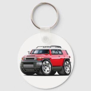 Fj Cruiser Red Car Key Ring