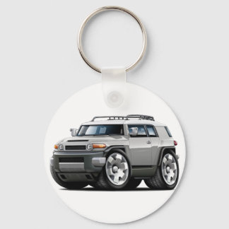 Fj Cruiser Silver Car Key Ring