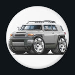 Fj Cruiser Silver Car Magnet<br><div class="desc">Magnet Template</div>