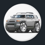 Fj Cruiser Silver Car Magnet<br><div class="desc">Magnet Template</div>