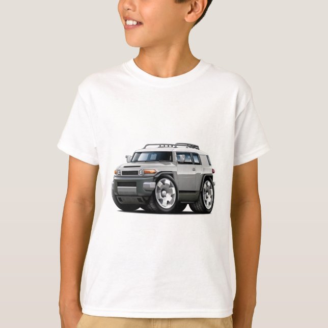Fj Cruiser Silver Car T-Shirt (Front)