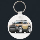 Fj Cruiser Tan Car Key Ring<br><div class="desc">Keychain Template</div>