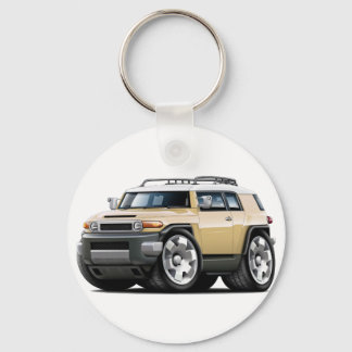 Fj Cruiser Tan Car Key Ring
