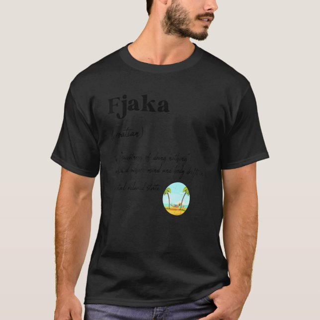 Fjaka Croatian Definition T-Shirt (Front)