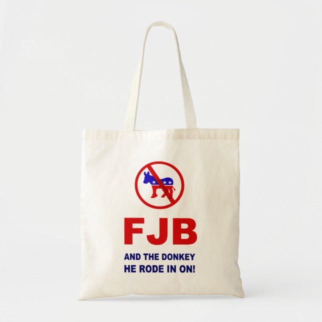 FJB and the donkey he rode in on! Tote Bag (Front)